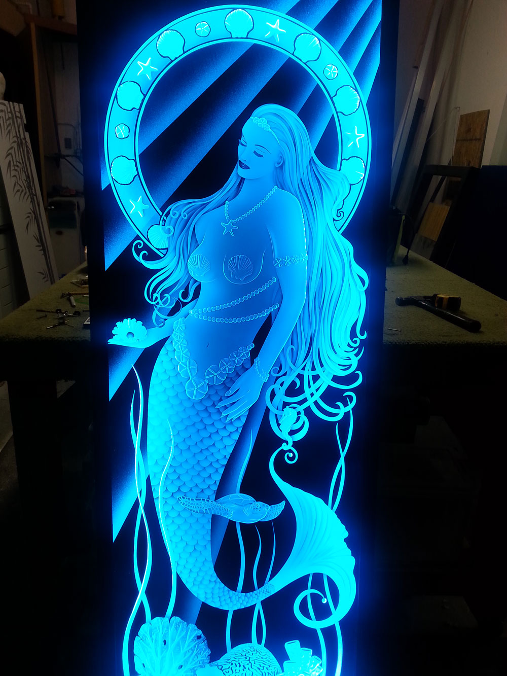 Etched-Glass-Display