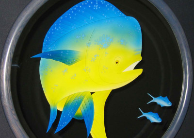 Custom-Painted-Glass-Dolphi