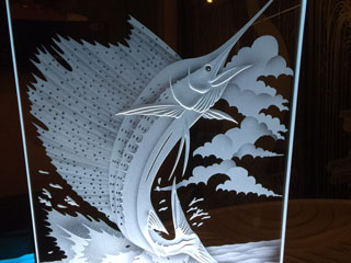 35 Year Anniversary Illuminated Etched Glass Contest